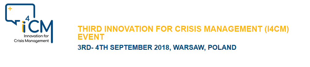 Консорциум DRIVER + приглашает вас принять участие в третьем выпуске мероприятия «Инновации для кризисного управления» (I4CM), который состоится 3-4 сентября 2018 года в Варшаве , в Научном центре Коперника